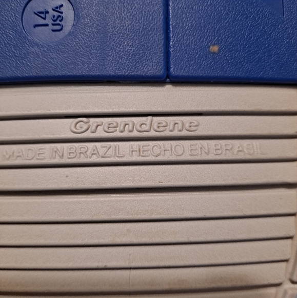 RIDER Grendene Men's Thong Sandals US 14 Black/Blue Comfort Beach  Flip Flops - Picture 4 of 9